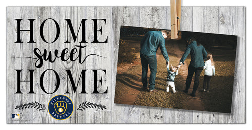 Wholesale MLB1030-Home Sweet Home Clothespin Frame / M1030-Milwaukee Brewers