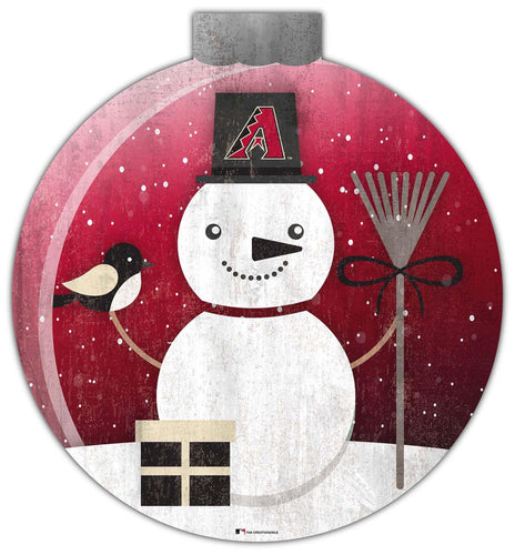 Wholesale MLB1031-Snow Globe 12in Wall Art / M1031-Arizona Diamondbacks