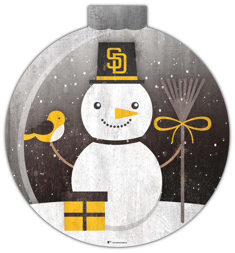 Wholesale MLB1031-Snow Globe 12in Wall Art / M1031-San Diego Padres