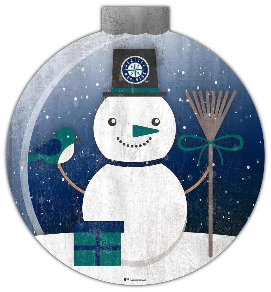 Wholesale MLB1031-Snow Globe 12in Wall Art / M1031-Seattle Mariners