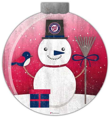Wholesale MLB1031-Snow Globe 12in Wall Art / M1031-Washington Nationals
