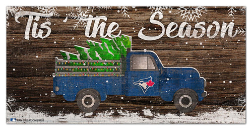 Wholesale MLB1032-Tis the Season Truck 6x12 / M1032-Toronto Blue Jays