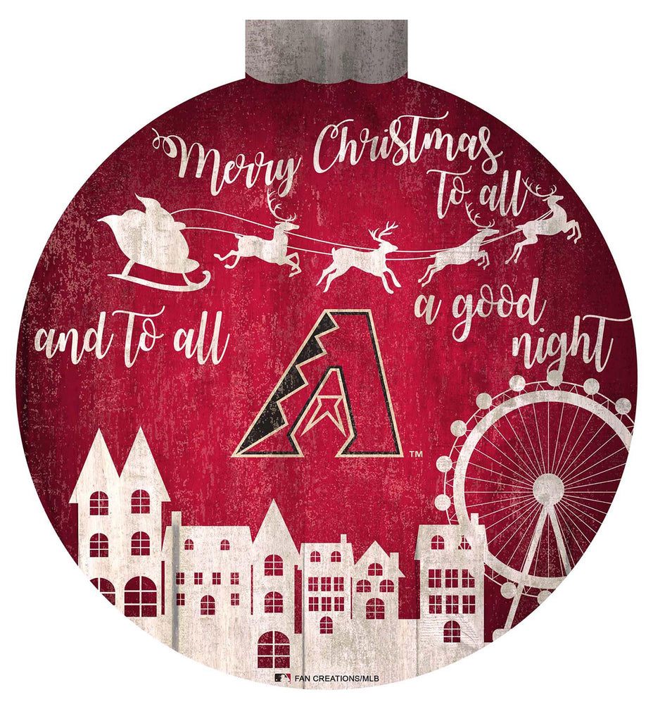 Wholesale MLB1033-Santa Village 12 in Wall Art / M1033-Arizona Diamondbacks