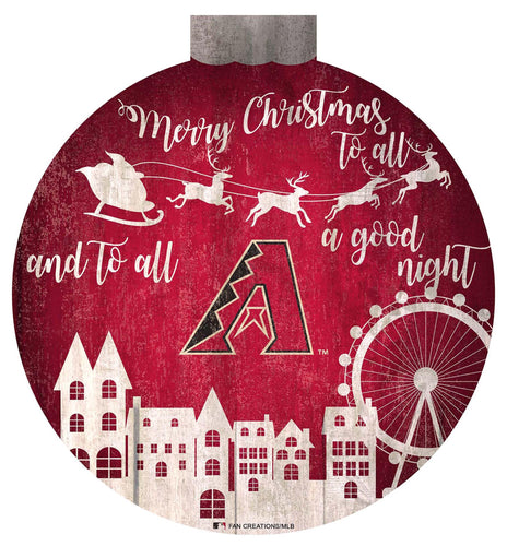 Wholesale MLB1033-Santa Village 12 in Wall Art / M1033-Arizona Diamondbacks