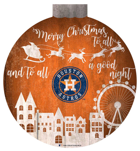 Wholesale MLB1033-Santa Village 12 in Wall Art / M1033-Houston Astros