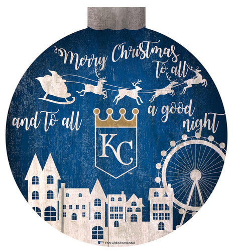 Wholesale MLB1033-Santa Village 12 in Wall Art / M1033-Kansas City Royals