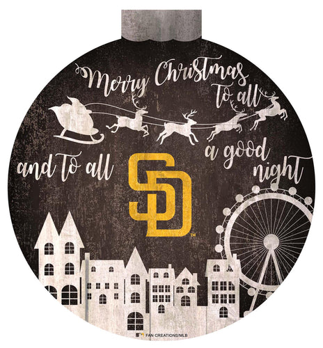 Wholesale MLB1033-Santa Village 12 in Wall Art / M1033-San Diego Padres