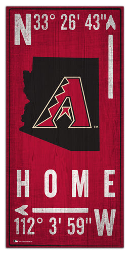 Wholesale MLB1034-Coordinates 6x12 / M1034-Arizona Diamondbacks