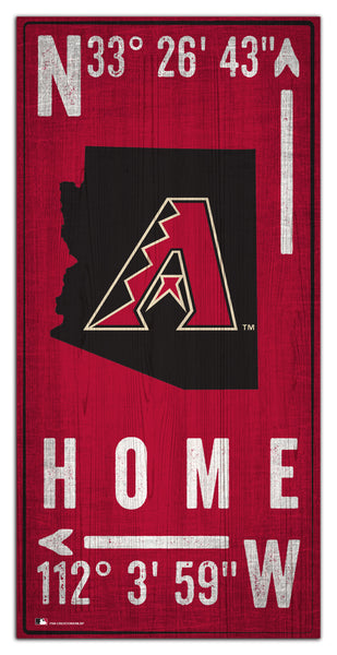 Wholesale MLB1034-Coordinates 6x12 / M1034-Arizona Diamondbacks