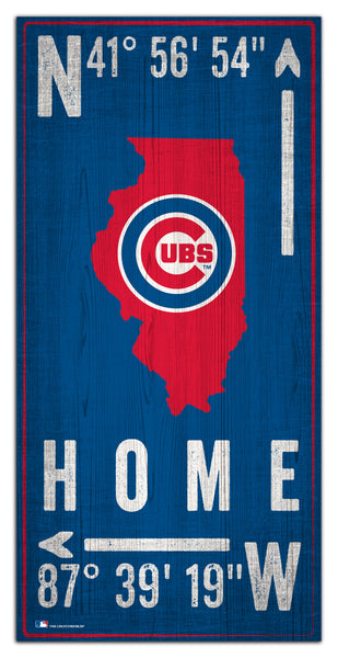 Wholesale MLB1034-Coordinates 6x12 / M1034-Chicago Cubs