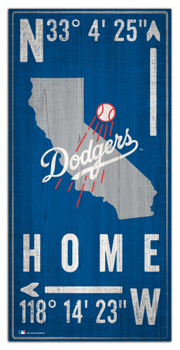 Wholesale MLB1034-Coordinates 6x12 / M1034-Los Angeles Dodgers