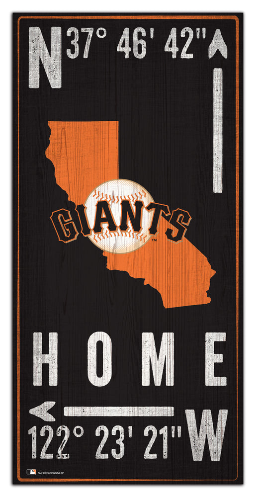 Wholesale MLB1034-Coordinates 6x12 / M1034-San Francisco Giants