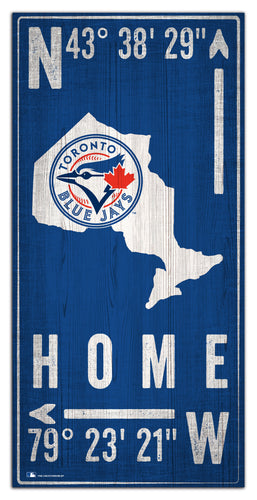 Wholesale MLB1034-Coordinates 6x12 / M1034-Toronto Blue Jays