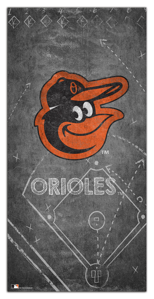 Wholesale MLB1035-Chalk Playbook 6x12 / M1035-Baltimore Orioles