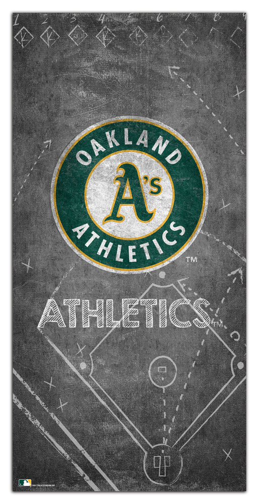 Wholesale MLB1035-Chalk Playbook 6x12 / M1035-Oakland Athletics