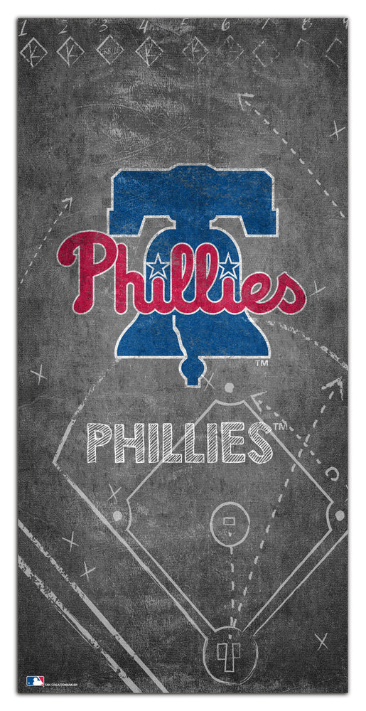 Wholesale MLB1035-Chalk Playbook 6x12 / M1035-Philadelphia Phillies
