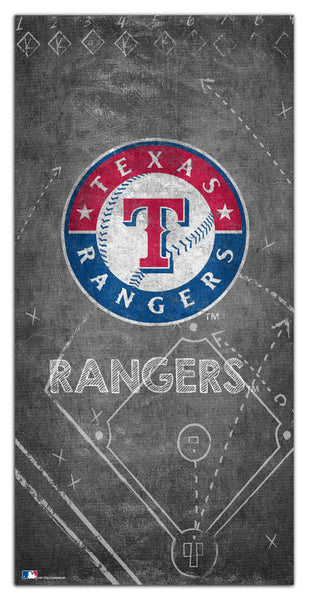 Wholesale MLB1035-Chalk Playbook 6x12 / M1035-Texas Rangers