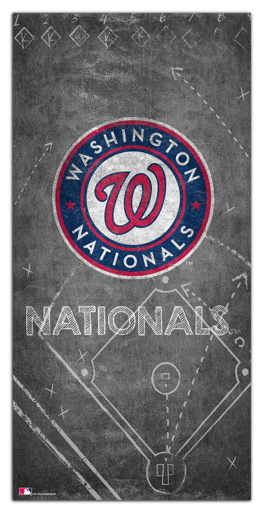 Wholesale MLB1035-Chalk Playbook 6x12 / M1035-Washington Nationals