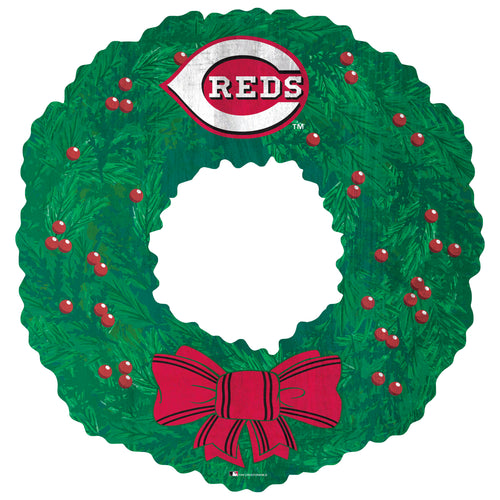 Wholesale MLB1048-Wreath / M1048-Cincinnati Reds