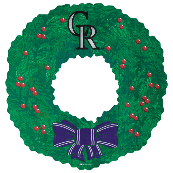 Wholesale MLB1048-Wreath / M1048-Colorado Rockies