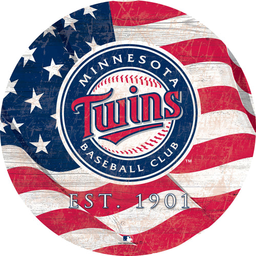 Wholesale MLB1058-Team Color Flag 12in / M1058-Minnesota Twins