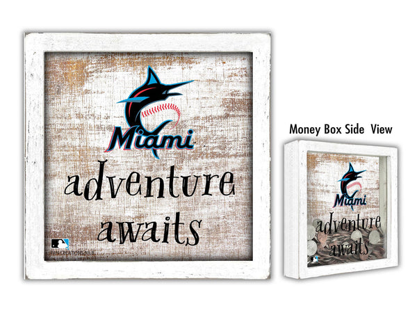 Wholesale MLB1061-Adventure Awaits Money Box / M1061-Miami Marlins