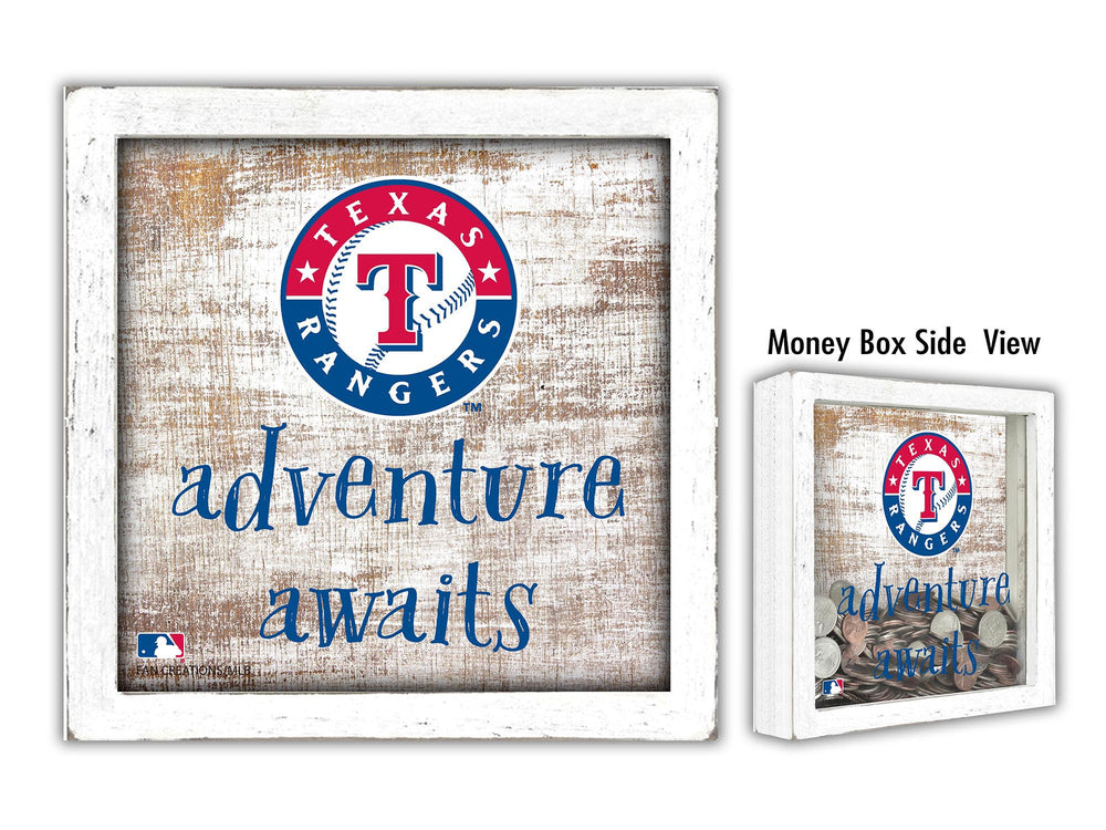 Wholesale MLB1061-Adventure Awaits Money Box / M1061-Texas Rangers
