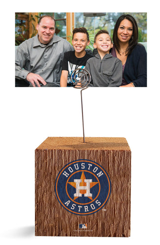 Wholesale MLB1062-Block Spiral Photo Holder / M1062-Houston Astros