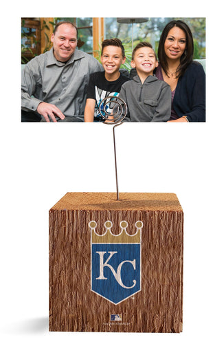 Wholesale MLB1062-Block Spiral Photo Holder / M1062-Kansas City Royals
