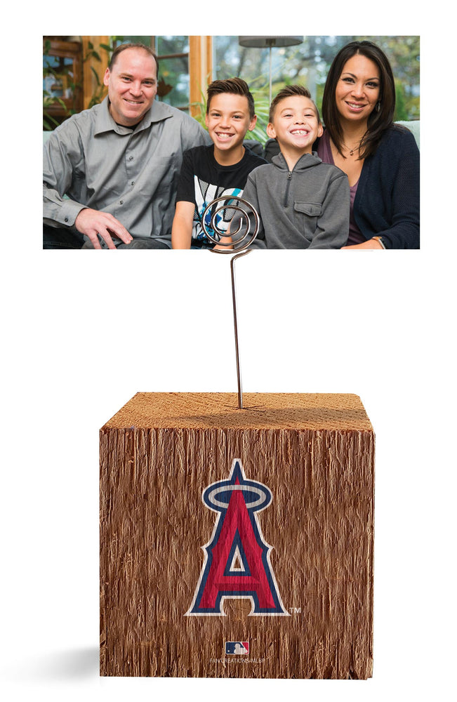 Wholesale MLB1062-Block Spiral Photo Holder / M1062-Los Angeles Angels