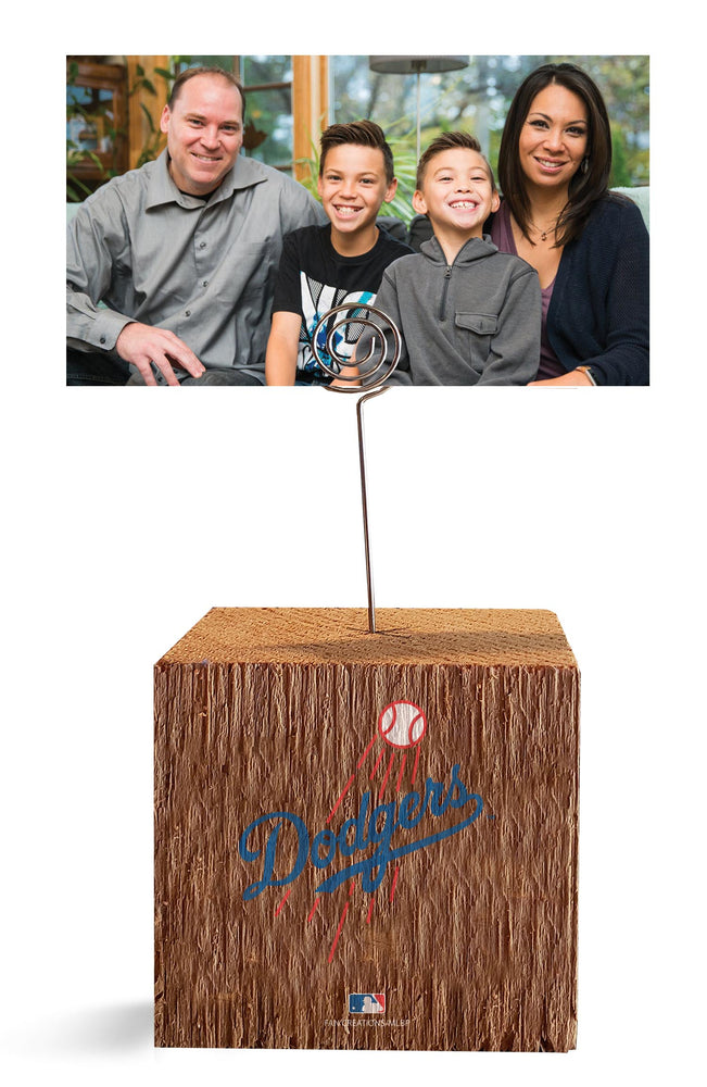 Wholesale MLB1062-Block Spiral Photo Holder / M1062-Los Angeles Dodgers