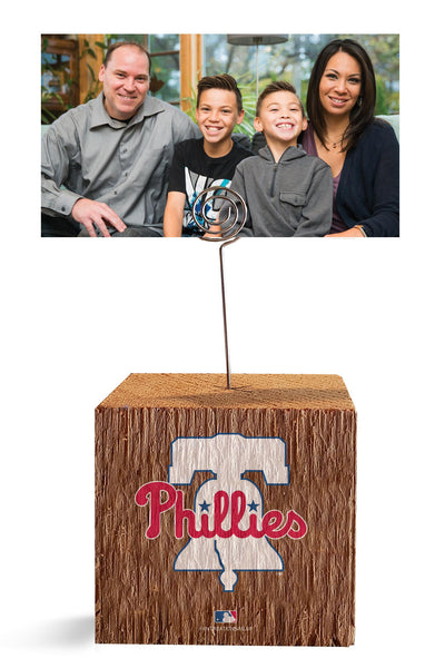 Wholesale MLB1062-Block Spiral Photo Holder / M1062-Philadelphia Phillies