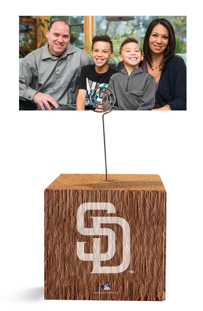 Wholesale MLB1062-Block Spiral Photo Holder / M1062-San Diego Padres