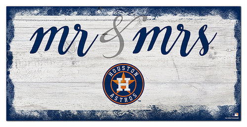Wholesale MLB1074-Mr Mrs Script 6x12 / M1074-Houston Astros