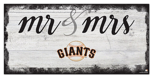 Wholesale MLB1074-Mr Mrs Script 6x12 / M1074-San Francisco Giants