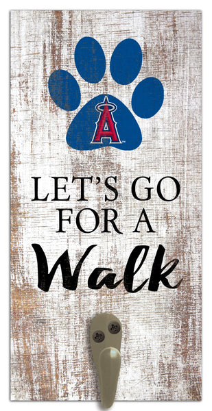 Wholesale MLB1075-Leash Holder 6x12 / M1075-Los Angeles Angels