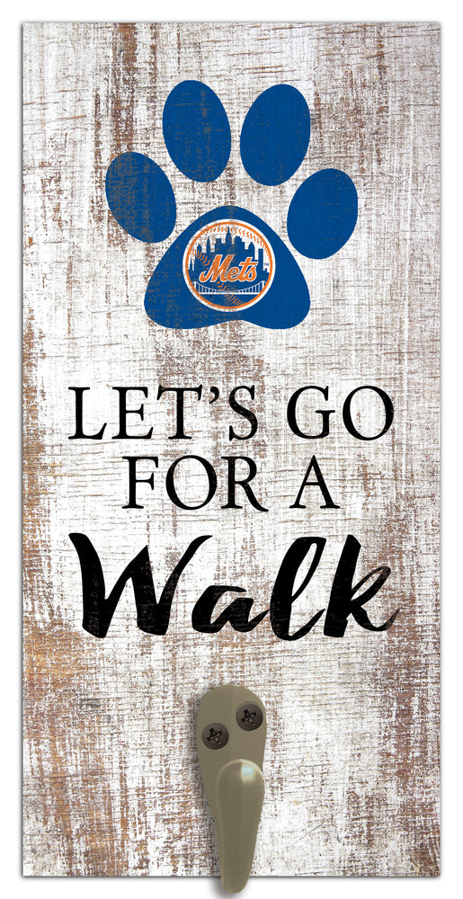 Wholesale MLB1075-Leash Holder 6x12 / M1075-New York Mets