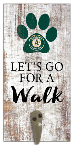 Wholesale MLB1075-Leash Holder 6x12 / M1075-Oakland Athletics