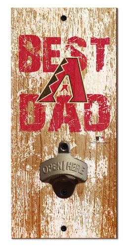Wholesale MLB1077-Best Dad Bottle Opener (1) / M1077-Arizona Diamondbacks