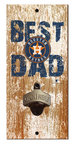 Wholesale MLB1077-Best Dad Bottle Opener (1) / M1077-Houston Astros