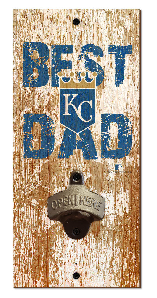 Wholesale MLB1077-Best Dad Bottle Opener / M1077-Kansas City Royals
