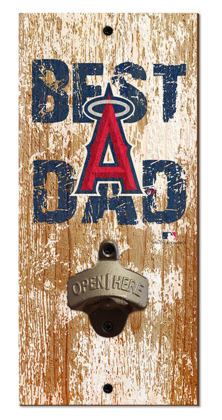 Wholesale MLB1077-Best Dad Bottle Opener (1) / M1077-Los Angeles Angels