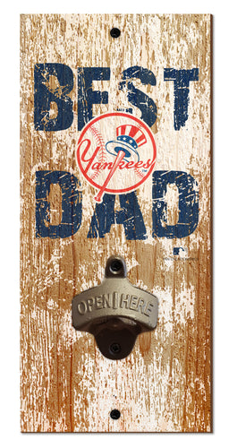 Wholesale MLB1077-Best Dad Bottle Opener / M1077-New York Yankees