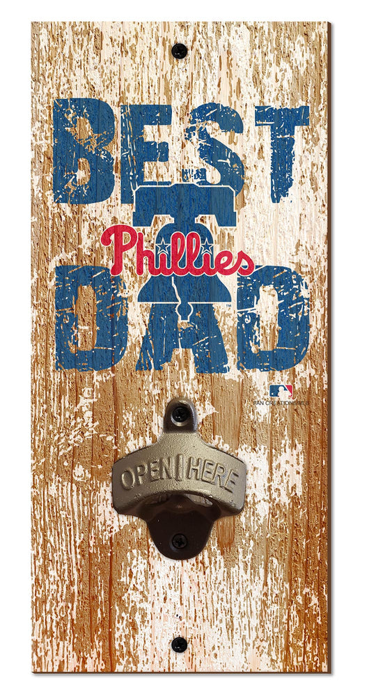 Wholesale MLB1077-Best Dad Bottle Opener (1) / M1077-Philadelphia Phillies