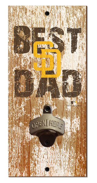 Wholesale MLB1077-Best Dad Bottle Opener (1) / M1077-San Diego Padres