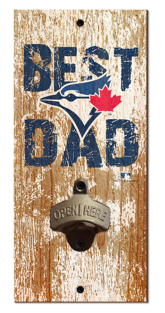 Wholesale MLB1077-Best Dad Bottle Opener (1) / M1077-Toronto Blue Jays
