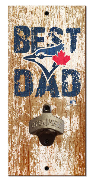 Wholesale MLB1077-Best Dad Bottle Opener (1) / M1077-Toronto Blue Jays