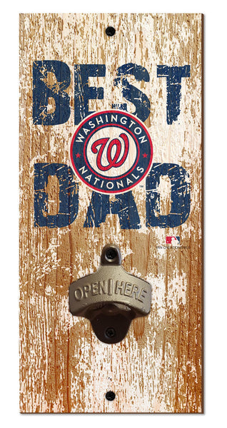 Wholesale MLB1077-Best Dad Bottle Opener (1) / M1077-Washington Nationals