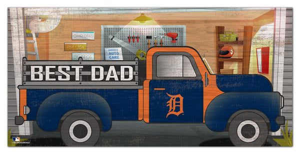 Wholesale MLB1078-Best Dad Truck 6x12 / M1078-Detroit Tigers