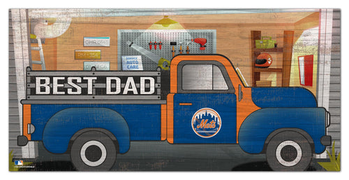 Wholesale MLB1078-Best Dad Truck 6x12 / M1078-New York Mets